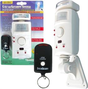 img 1 attached to 🔔 MA795DC Remote Strobe Motion Activated Alarm and Door Chime (White) - UniquExceptional