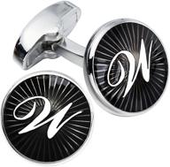 amiter initial letter cufflinks for men's accessories - ideal gift логотип