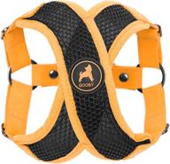 🐾 gooby active x step-in harness: choke-free small dog harness with soft synthetic lambskin strap logo