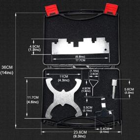 img 3 attached to 🔧 Повысьте производительность двигателя с помощью набора инструментов для блокирования привода ремня газораспределения FANLIDE 1.5L & 1.6L для бензиновых двигателей Ford Focus Fiesta VCT.