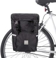 🚲 water resistant 15l bicycle trunk bag: allnice panniers pack for cycling luggage accessories logo