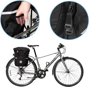 img 2 attached to 🚲 Water Resistant 15L Bicycle Trunk Bag: Allnice Panniers Pack for Cycling Luggage Accessories