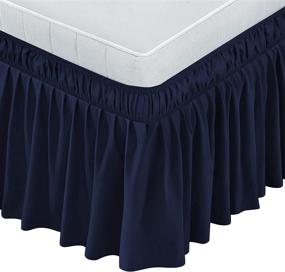 img 4 attached to BIGTONE Elastic Ruffles Resistant Adjustable Bedding