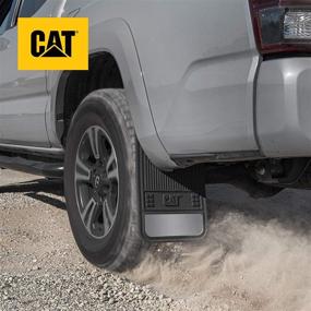 img 2 attached to Caterpillar Heavy Duty Splash Guards Pro Mud Flaps Fenders - Superior Dirt and Slush Protection with Night Reflectors - Quick and Effortless Installation (Set of 4 for Front and Rear Tires) (CAGD-080+CAGD-080_ALT)