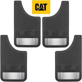 img 4 attached to Caterpillar Heavy Duty Splash Guards Pro Mud Flaps Fenders - Superior Dirt and Slush Protection with Night Reflectors - Quick and Effortless Installation (Set of 4 for Front and Rear Tires) (CAGD-080+CAGD-080_ALT)