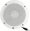 poly planar external speaker round white logo