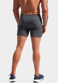 img 1 attached to 🏋️ Pudolla Men's Gym Workout Shorts: Ultimate Weightlifting and Squatting Performance Shorts with Zippered Pockets for Bodybuilding and Training Joggers