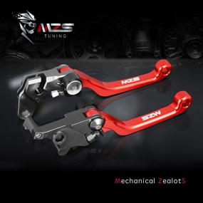 img 1 attached to 🔴 Красные рычаги регулировки сцепления и тормоза CNC, совместимые с YZ125 YZ250 YZ250F YZ426F YZ450F YZ 125 250 250F 426F 450F 2001 2002 2003 2004 2005 2006 - MZS