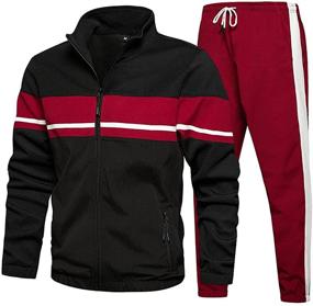 img 1 attached to Runcati Tracksuits Sweatshirt Joggers Sweatsuits