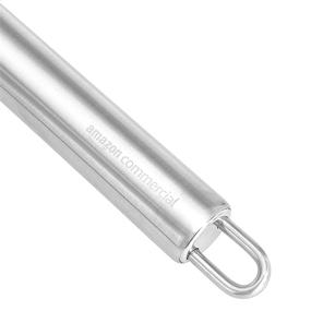 img 2 attached to AmazonCommercial Stainless Steel Swivel Vegetable Peeler: Effortless Vertical Blade for Precision Peeling