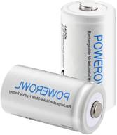 🔋 long-lasting powerowl 10000mah ni-mh d rechargeable batteries - low self discharge (pack of 2) logo