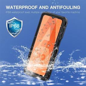 img 2 attached to 📱 Durable Black Samsung Galaxy A32 5G Waterproof Case: Full Body Protection with Built-in Screen Protector for Underwater & Shockproof Performance