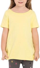 img 2 attached to 🍋 Stylish Organic Cotton Bonny Tunic Lemon Girls' Clothing: Tops, Tees & Blouses