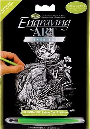 royal brush silmin 102 kitten engraving 로고