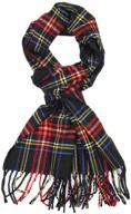 achillea classic cashmere winter tartan men's accessories for scarves logo