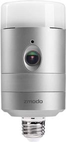 img 4 attached to 📷 Zmodo Torch 360: Wireless Camera Door Light for Smart Home Garden – Outdoor, Wide Angle, Motion Alert – Silver