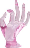 👌 розовая женская рука манекена для ювелирных изделий: организуйте и продемонстрируйте свои ожерелья, браслеты, кольца и часы со стилем логотип