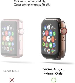 img 3 attached to Caseology Nero Apple Watch 4 44Mm Cell Phones & Accessories