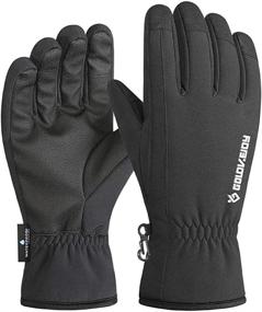 img 4 attached to 🧤 Ultimate Protection: -30℉ Windproof Waterproof Men's Winter Gloves for Outdoor Work and Cycling