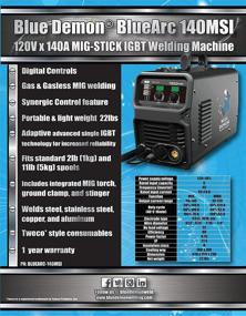 img 1 attached to 🔌 BLUEARC 140MSI Inverter Welding Machine