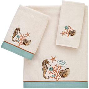 img 2 attached to Seaside Vintage Hand Towel by Avanti Linens, Ivory