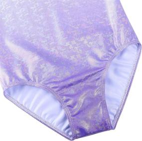 img 1 attached to BAOHULU Gymnastics Practice Dancewear B172_SequinBlue_8A Sports & Fitness