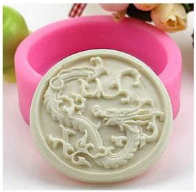 img 4 attached to Chinese Dragon Soap Mold - Premium Silicone Mold for Handmade Bath Bomb, Lotion Bar - Zodiac Sign Chinese Dragon Design