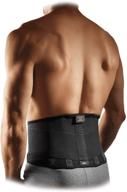 large black mcdavid lightweight back support brace логотип