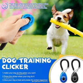 img 2 attached to 🐶 Comprehensive 8-Piece Dog Training Kit: Adjustable Sound Whistle, Clicker, Bell, Squeak Ball for Effective Behavioral Silent Training & Dog Recall