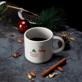 img 1 attached to 🎁 6-Piece Set of 14OZ Large Christmas Coffee Mugs - Perfect Holiday Gifts for Friends, Teachers, and Coworkers