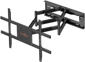 img 4 attached to 📺 Perlegear Long Arm Full Motion TV Wall Mount - 31 Inch Extension | Swivel Articulating | 50-100 Inch Flat Curved QLED OLED LED TVs | Max VESA 800x600mm | Holds up to 200LBS