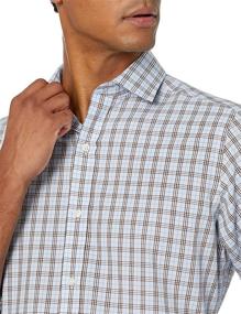 img 2 attached to 👔 Non-Iron Men's Dress Shirts with Tailored Spread Collar and Buttoned Pattern