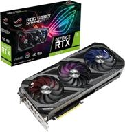 🎮 asus rog strix geforce rtx 3070 ti oc edition gaming graphics card - unparalleled performance with pcie 4.0 and 8gb gddr6x logo