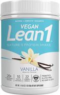 🌱 lean1 vegan natural protein shake powder: nourishing, balanced, vanilla flavored (1.5 lb) logo