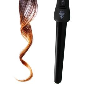 img 1 attached to 🔥 Herstyler Grande Ceramic Curling Iron - Black Curling Wand for Beautiful Wanderlust Curls - Dual Voltage Curling Wand for Effortless Curls - Curling Wand with Teflon Barrel - Ceramic Curling Wand for Trendy Curls