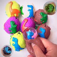 🦖 tongxin 12-piece dinosaur egg toy set - hatching & growing dinosaur dragon figures for kids - large easter eggs - perfect gift for teachers, mother's day, and stress relief logo