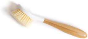 img 2 attached to 🍽️ White Full Circle Be Good Kitchen Dish Brush with Bamboo Handle