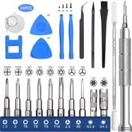 easytime repair tool kit - 24 in 1 triwing screwdriver set, compatible with ps4, nintendo switch, xbox one - includes t6 t8 t9 t10 torx gamebit - ideal for switch lite, joycon, nes, snes, gba, 3ds, gamecube, n64 logo