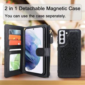 img 2 attached to 📱 Harryshell Detachable Magnetic Leather Case: Ideal Protection for Samsung Devices