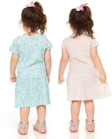 img 1 attached to 👗 Disney Princess Ariel Mermaid Toddler Girls Dresses - 2 Pack (Size 4T)