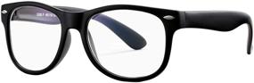 img 3 attached to 👓 COASION Blue Light Blocking Glasses: Essential Eyewear for Kids (Ages 3-12) - Protect Their Eyes from Digital Screens during TV and Gaming!