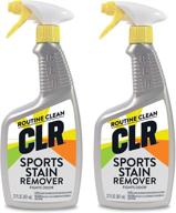 🏃 clr sports stain & odor remover spray, 22oz (pack of 2) - ultimate solution for active individuals logo