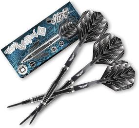 img 4 attached to 🎯 Shot! Darts Tribal Weapon 4 Soft Tip Set – 90% Tungsten Pro Throwing Darts for Adults – Designed Dart Flights for Men & Women – Made in New Zealand