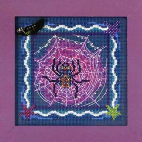 img 3 attached to 🕸️ Mill Hill Tangled Web - Counted Cross Stitch Kit with Beads and Buttons