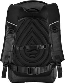 img 1 attached to 🎒 Black Skog Å Kust BackSåk Pro Waterproof Floating Backpack with Exterior Airtight Zippered Pocket - 35L