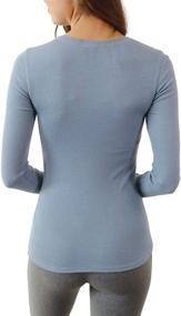 img 2 attached to Pure Look Stretch Thermal Underwear Women's Clothing in Lingerie, Sleep & Lounge