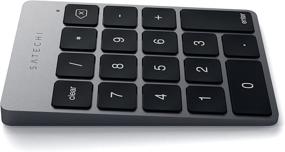 img 1 attached to 🔢 Satechi Slim Aluminum Bluetooth Wireless 18-Key Keypad Keyboard Extension - Ultimate Compatibility with 2017 iMac, iMac Pro, MacBook Pro, MacBook, iPad, iPhone, Dell, Lenovo & More (Space Gray)