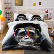 owl queen glasses bedding comforter logo