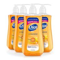 🧼 dial gold antibacterial liquid hand soap, 11 oz (pack of 4), 4 count logo