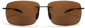 img 3 attached to 🕶️ Maui Bifocal Sun Reading Sunglasses: Sports Navigator Readers for Men and Women - TR90 Material